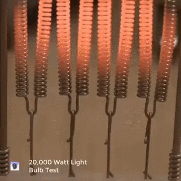 Тест лампочки мощностью 20 000 Вт