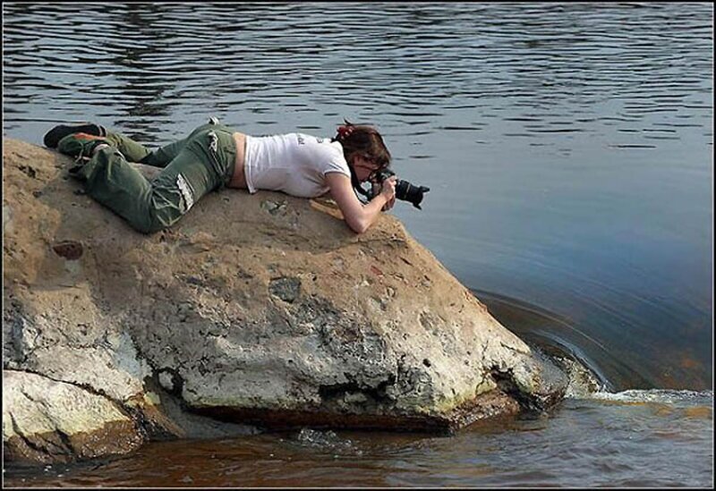 В объективе-фотографини