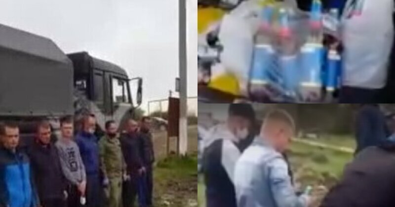 В Чечне остановили русских военных, купивших водку, и заставили вылить спиртное на землю