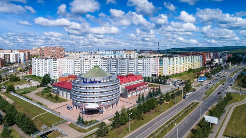 Города России. Альметьевск с высоты. Июль 2019