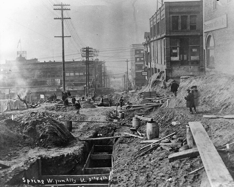 Что закопало города в США в 19 веке?
