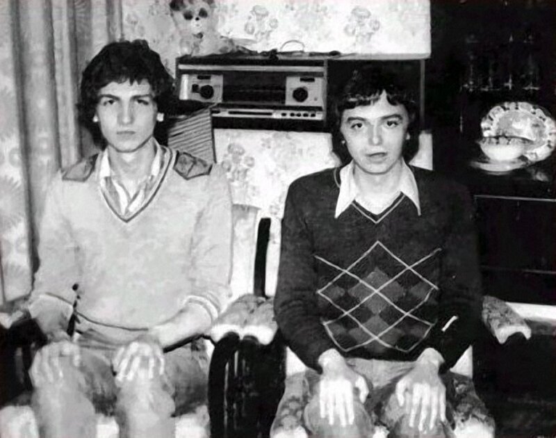 Константин Кинчев с другом. 1975 год