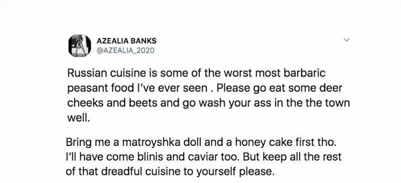 "Крестьянская еда": американка раскритиковала нашу кухню, чем разозлила россиян