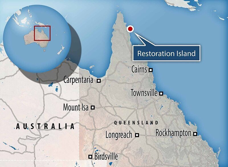 Остров Возрождения находится на северо-востоке Австралии