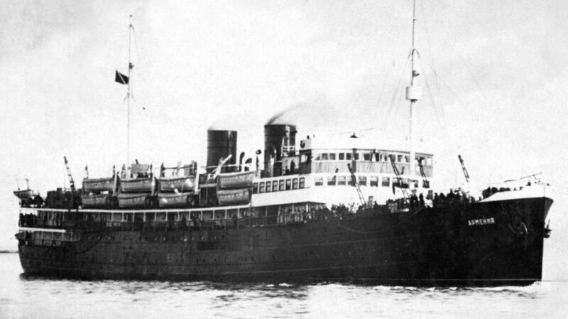 Обнаружен теплоход "Армения", потопленный немецкой авиацией с беженцами на борту в 1941 году