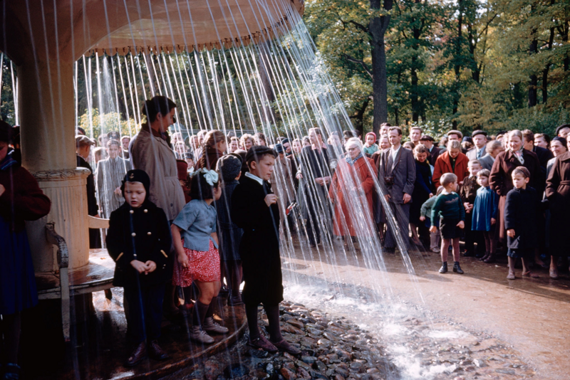 Фонтан-шутиха в Петергофе, 60-е годы