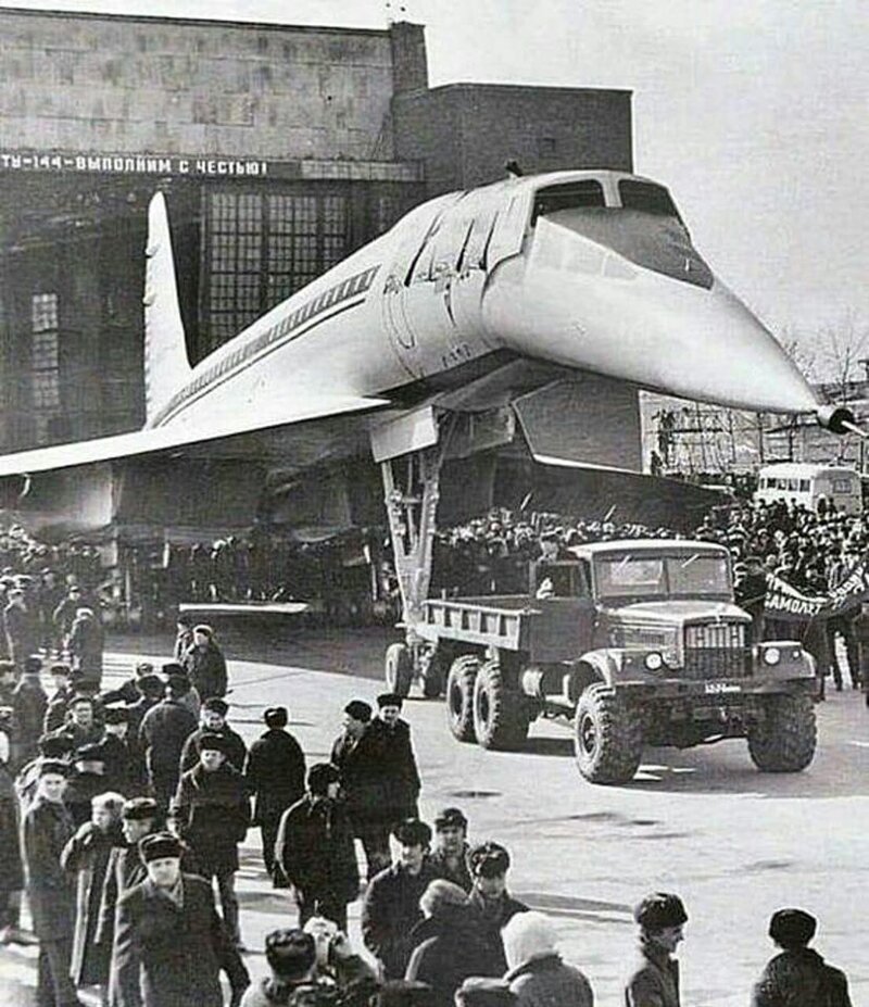 Ту-144 в Воронеже, 1972 год