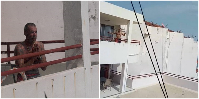Британский турист выбросил свою жену с балкона, психанув на карантине в Тайланде