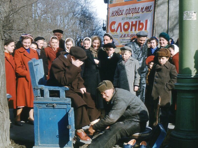 Фотографии былых времён СССР в 1956 году