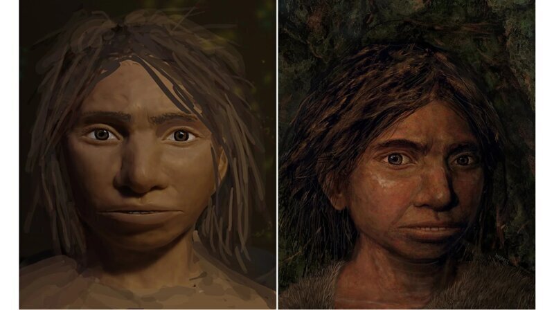 4. Денисовский человек (Homo heidelbergensis Азии), жил 160 тысяч лет назад. Останки найдены в Евразии.