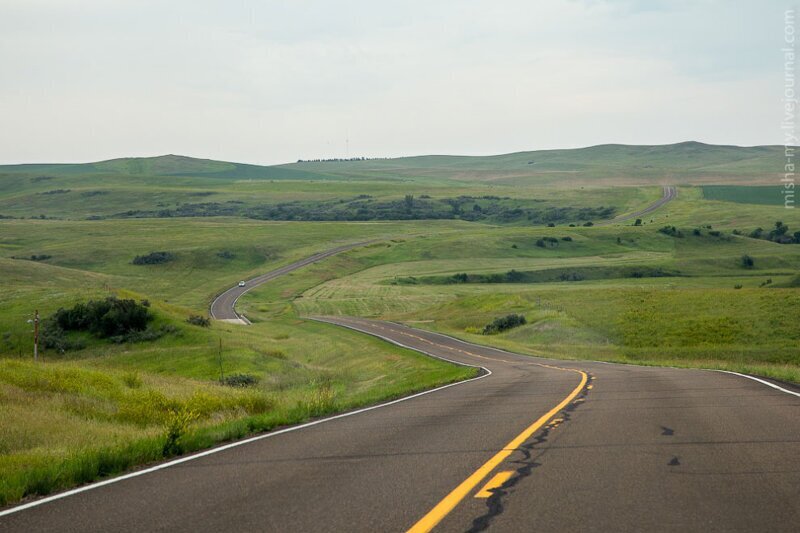 Виртуальные путешествия: зачарованное шоссе Северной Дакоты