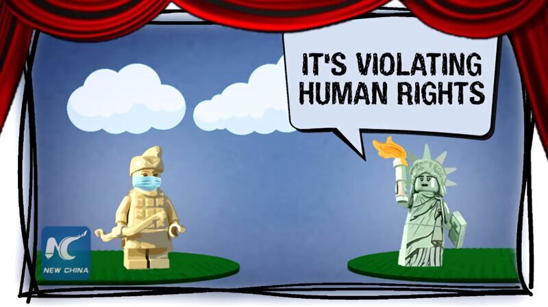 "Однажды во время вируса": Китай высмеял США в забавном анимационном ролике