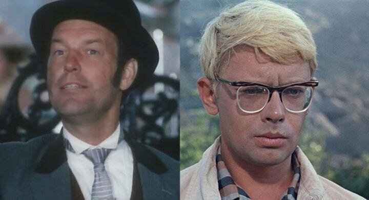 «Трест, который лопнул», 1982 год, режиссер Александр Павловский. Энди Таккер — Регимантас Адомайтис. Озвучил Александр Демьяненко.