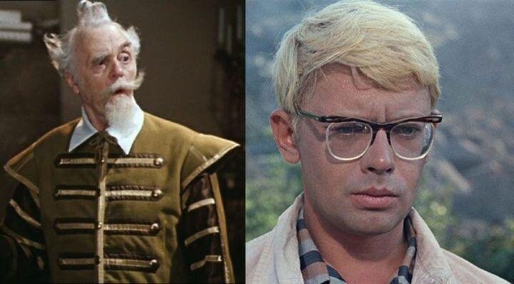 «Собака на сене», 1977 год, режиссер Ян Фрид. Оттавио, мажордом — Федор Никитин. Озвучил Александр Демьяненко.