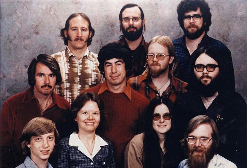 Сотрудники Microsoft, 7 декабря 1978 года.