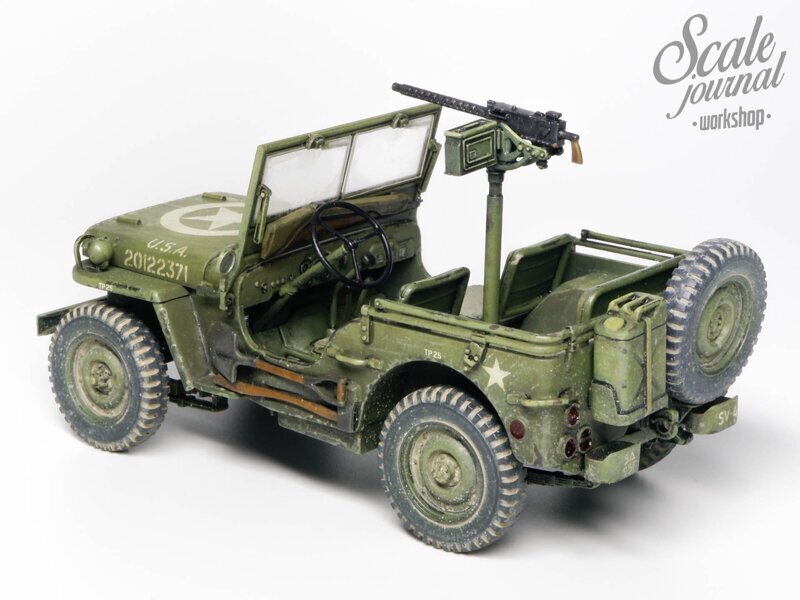 Сборная модель Jeep Willys. Сборка и покраска своими руками