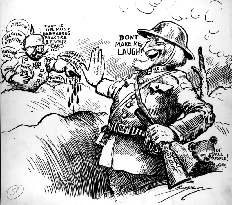 "Военные преступления" американцев в Первую мировую войну