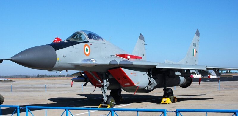 Истребитель МиГ-29 потерпел крушение в Индии