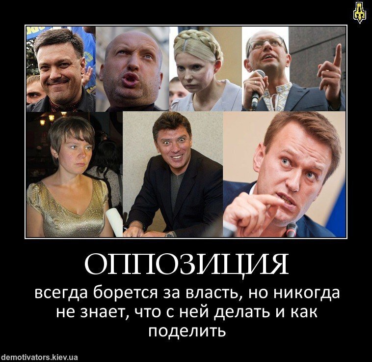 Вся суть оппозиции в одной картинке