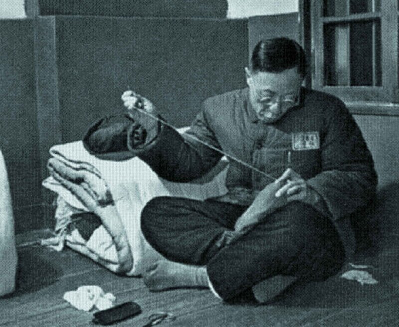 Последний император Китая Пу И в тюрьме. КНР, 1950-е.