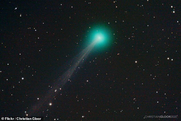 К Земле летит комета-лебедь