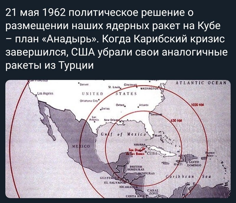 Карта карибский кризис 1962