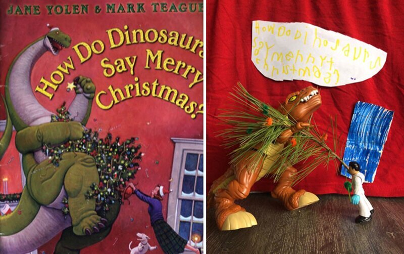 20. "Как динозавры поздравляют с Рождеством", Джейн Йолен