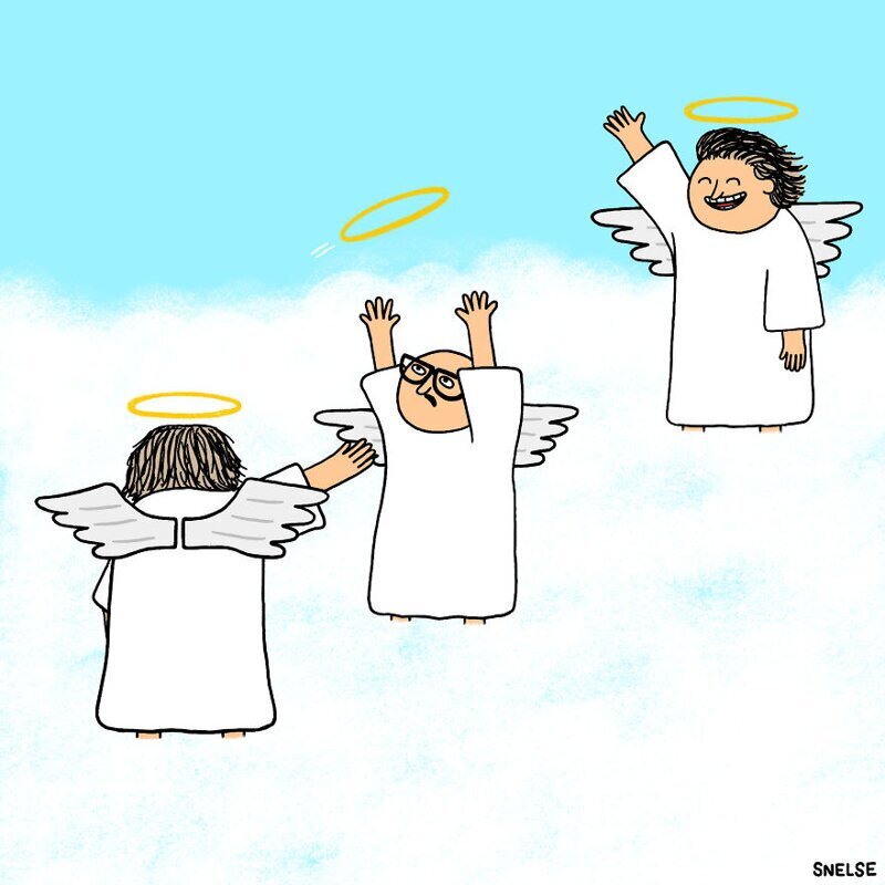 7. Чем занимаются ангелы в свободное время