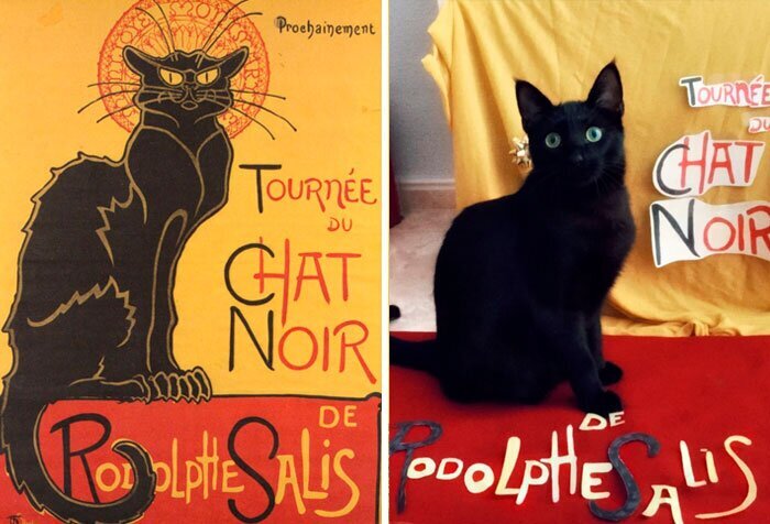 Постер кабаре "Чёрный кот"