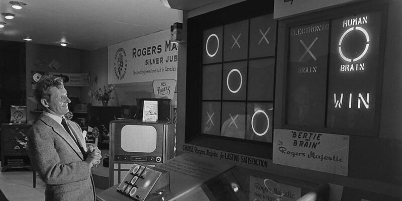 Первая в мире видеоигра - Bertie the Brain - 1950 г