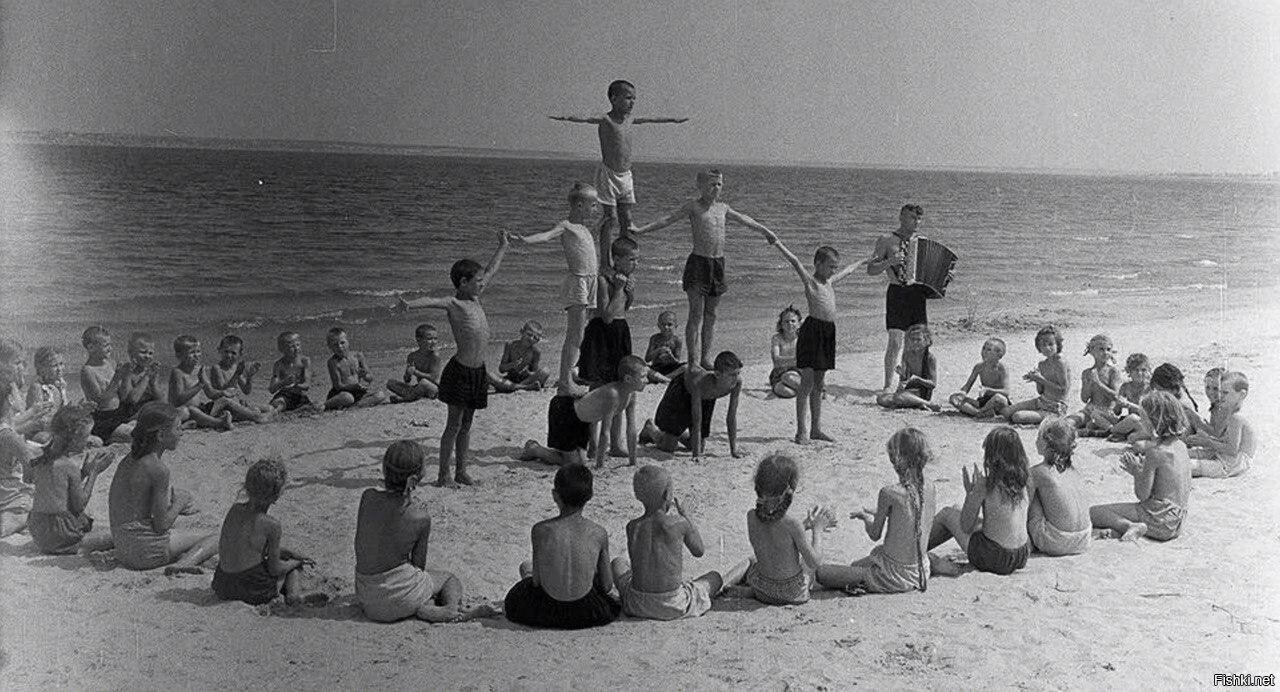 Артек дети в море 1930