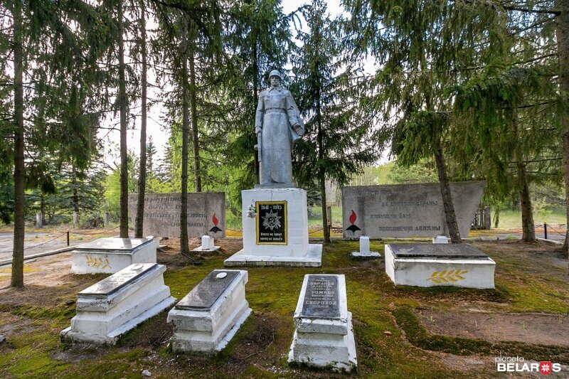 Во всех деревнях в Чернобыльской зоне памятники героям Великой Отечественной войны ухожены.