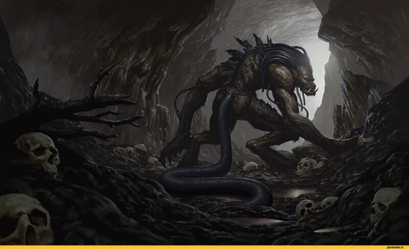 Гигантские чудовища живут в труднодоступных пещерах