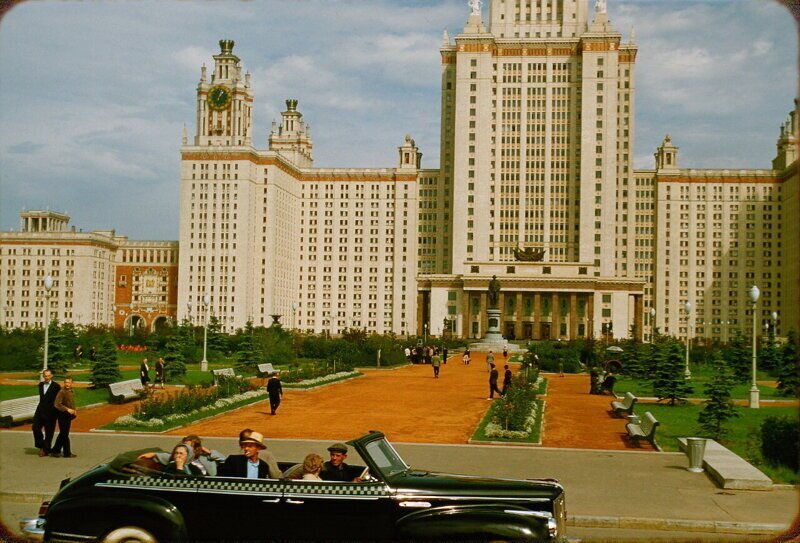 Фотографии былых времён. Москва в 1956 году