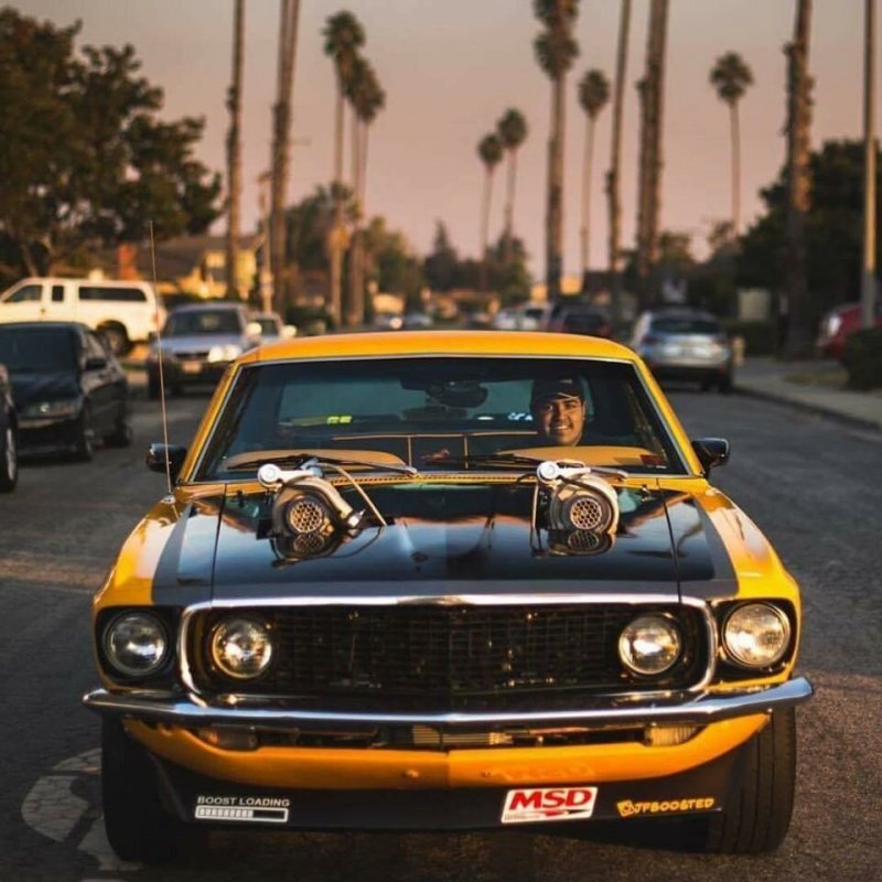 Классический Ford Mustang Twin-Turbo 1969 года готов вас шокировать