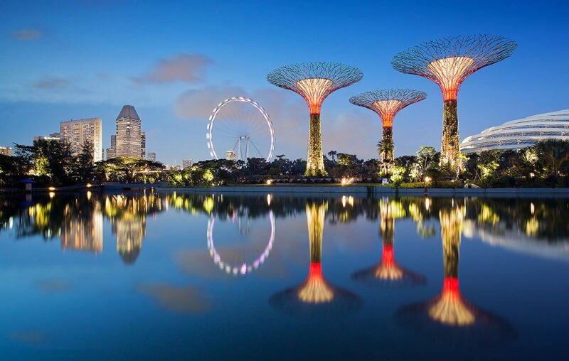 Gardens by the Bay: футуристические прибрежные сады в Сингапуре