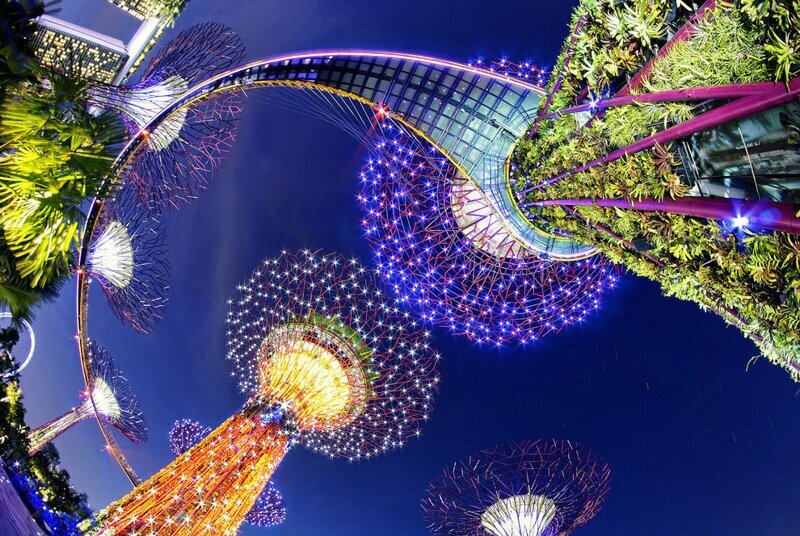 Gardens by the Bay: футуристические прибрежные сады в Сингапуре