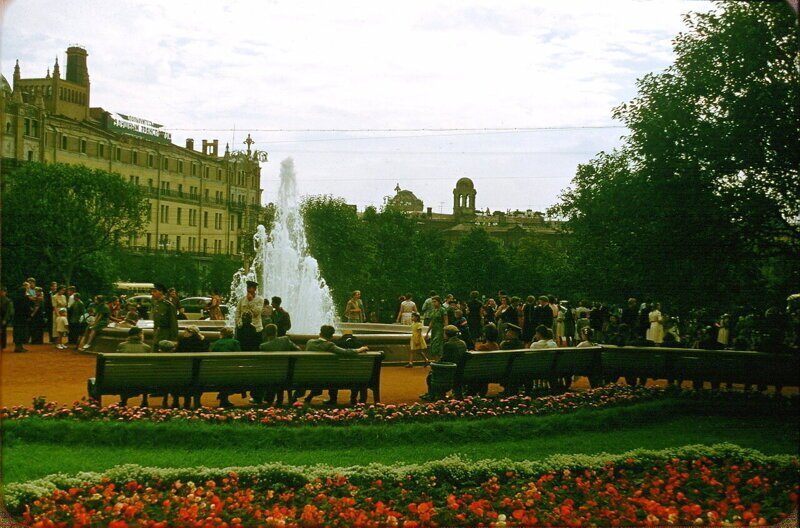 Фотографии былых времён. Москва в 1956 году. 2 часть