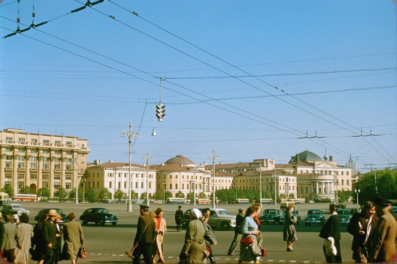 Фотографии былых времён. Москва в 1956 году. 2 часть