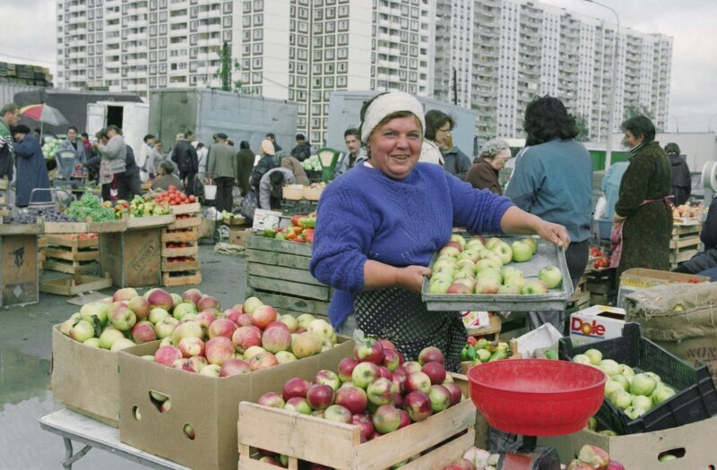 Рынок в Митино. 1998