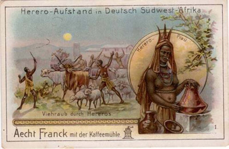 "Бунт племени гереро в германской юго-западной Африке"
