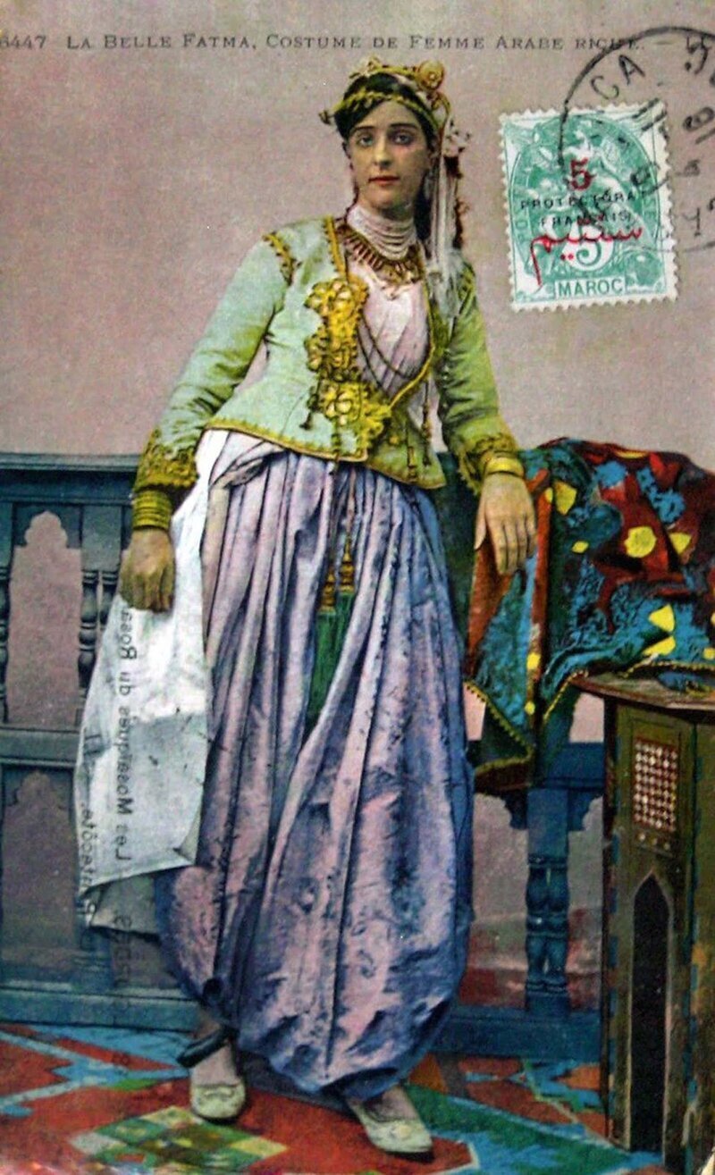 "Красавица Фатма в арабском костюме"