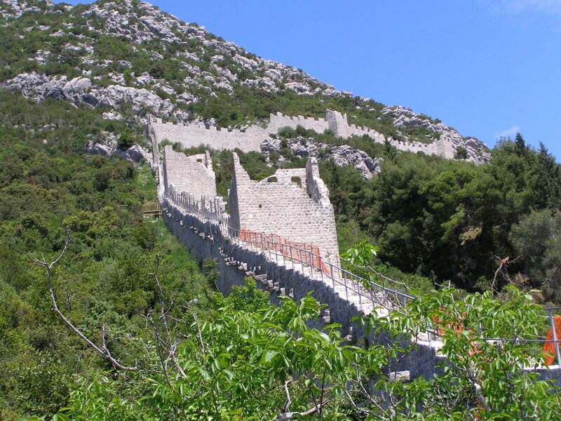 Великая хорватская стена в Стоне