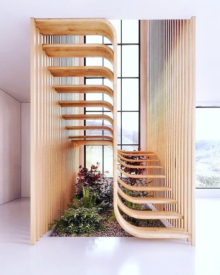 Иранский архитектор придумал лестницу в форме ДНК