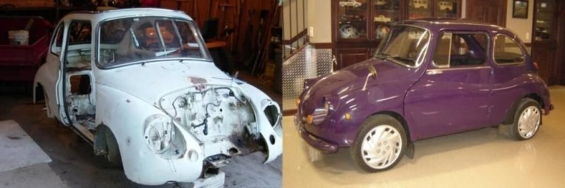 Отреставрированная Subaru 360