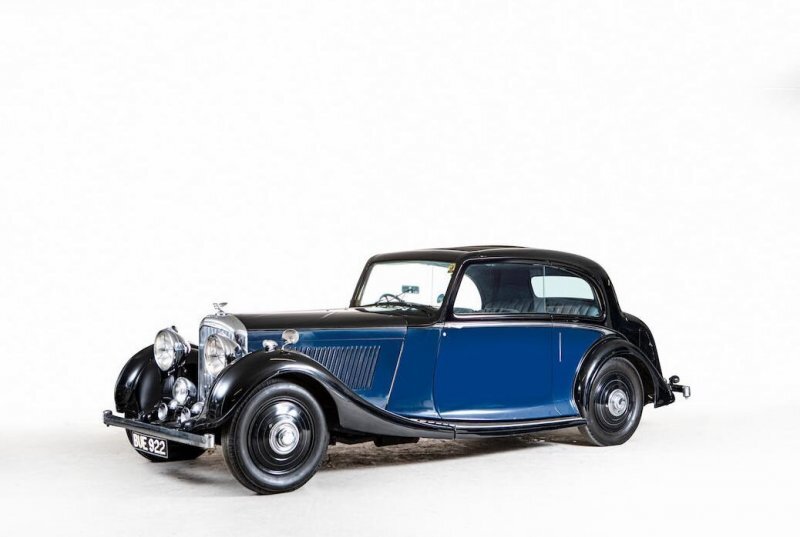9. Bentley 3 ½-Litre Pillarless Coupe 1935 года с кузовом от Rippon (№B129EJ) продан за £58,500 (6 400 000 руб.)