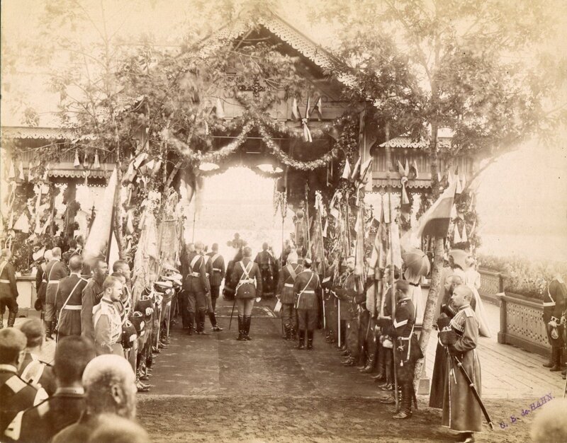 Освящение знамен в Красном Селе 1 авг. 1894г.