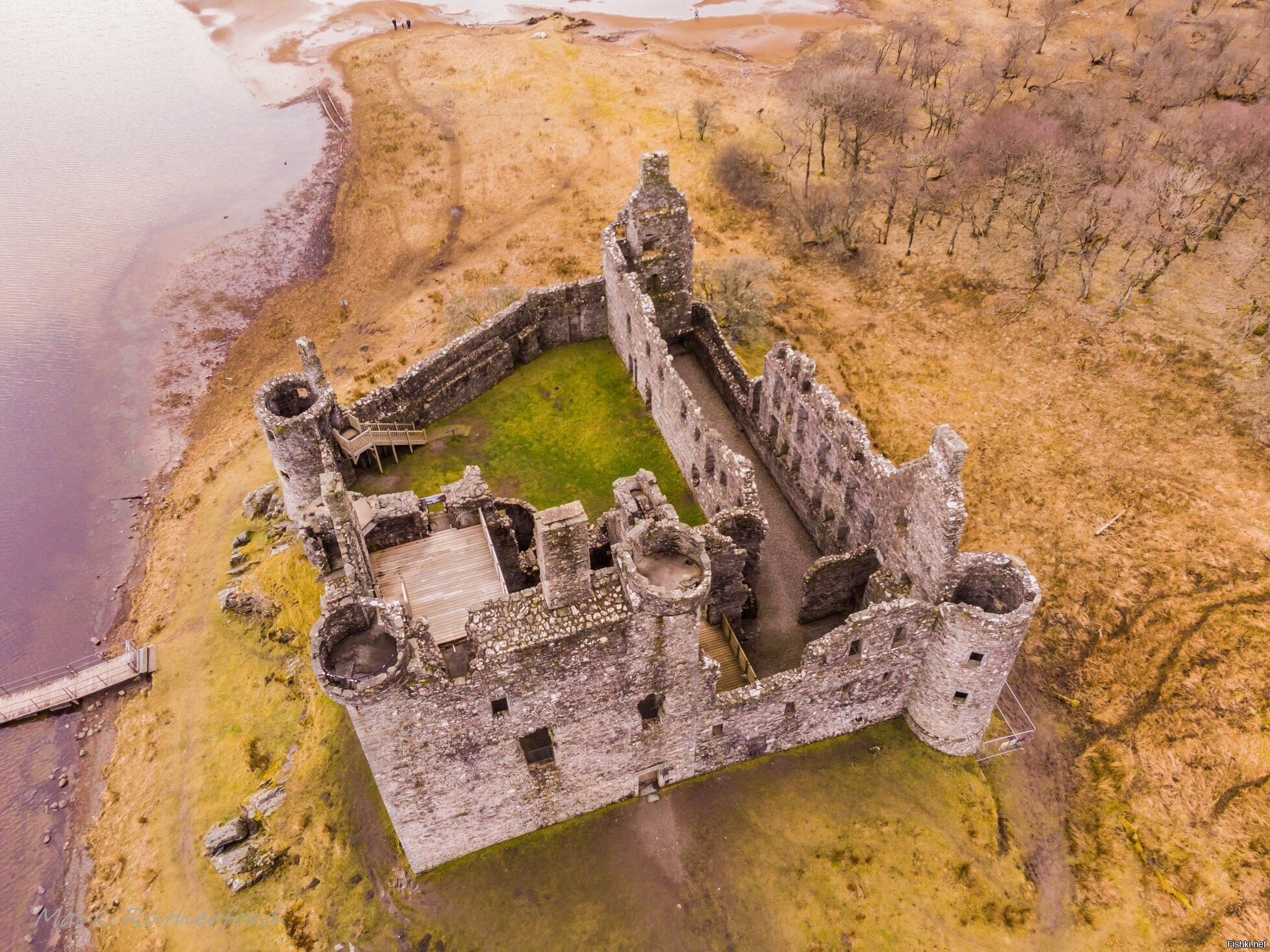 Замок Килхурн, Шотландия реконструкция