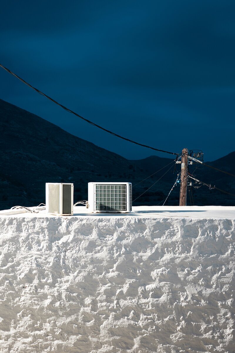 Солнечные батареи на греческом острове. Фотограф - Иоанна Скеллараки, Греция