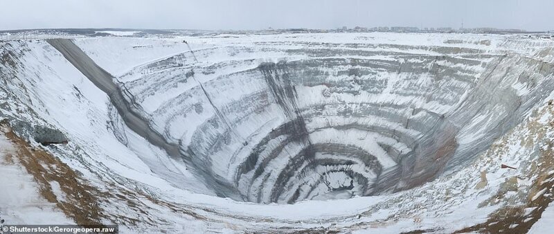 Алмазная шахта "Мир", Якутия
